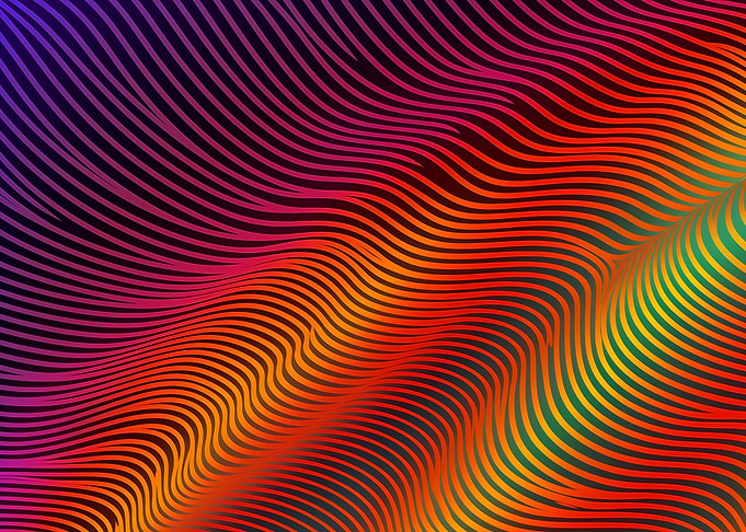 Abstract Neon Solar Flare