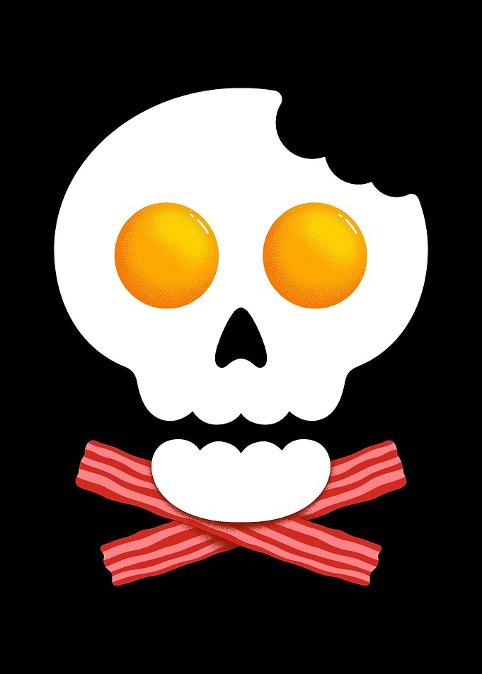Breakfast Skull