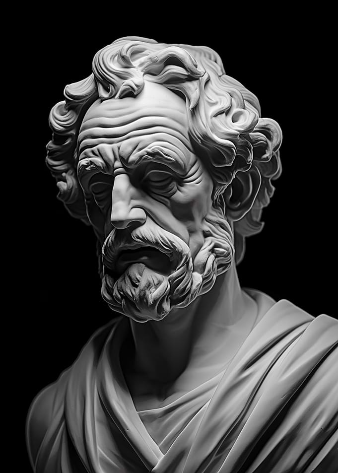 Seneca Sculpture Stoicism
