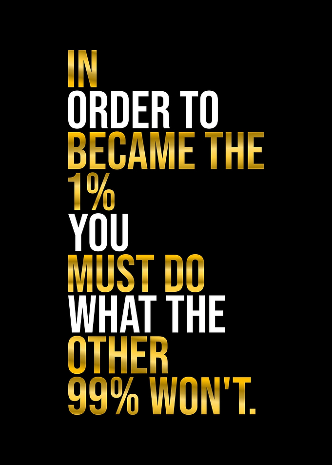 Become The 1 Percent