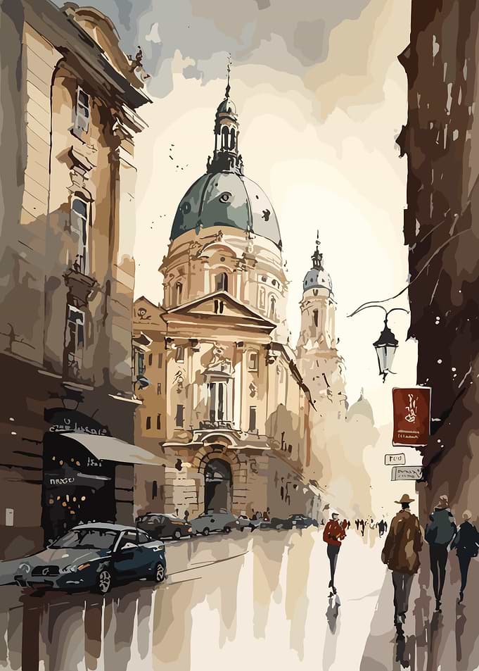 Vienna Cool City Painting