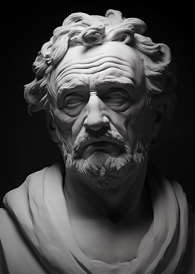 Seneca Sculpture Stoicism