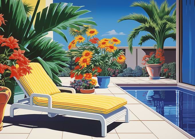 Sunny Home Garden Pool