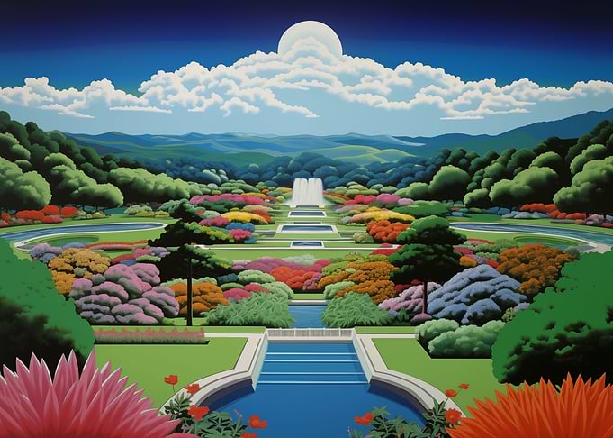 Vast Colorful Garden