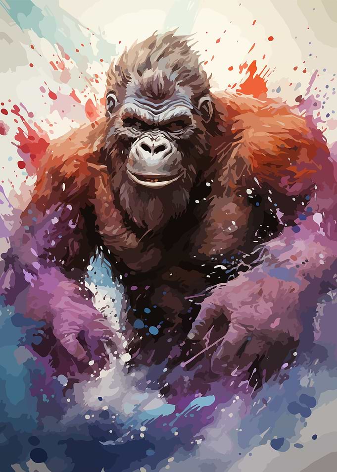 Sweet Yeti Watercolor