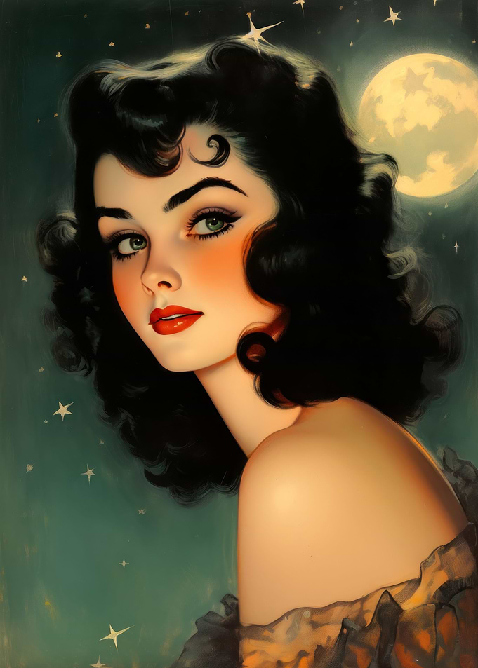 Vintage Halloween Witch