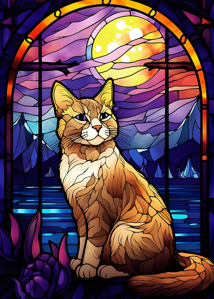 Abstract japanese Bobtail