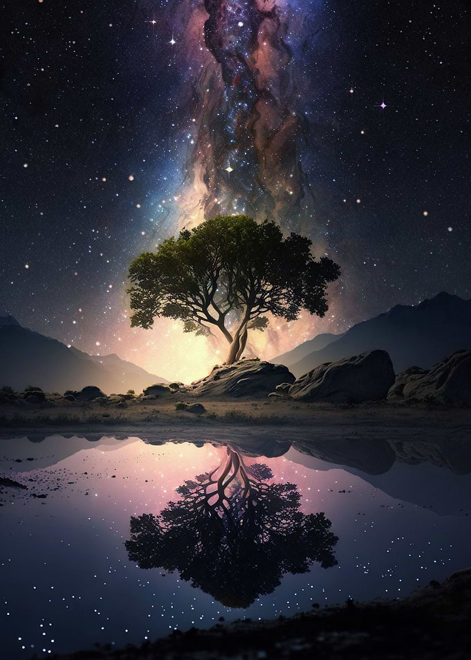 Galaxies Reflection