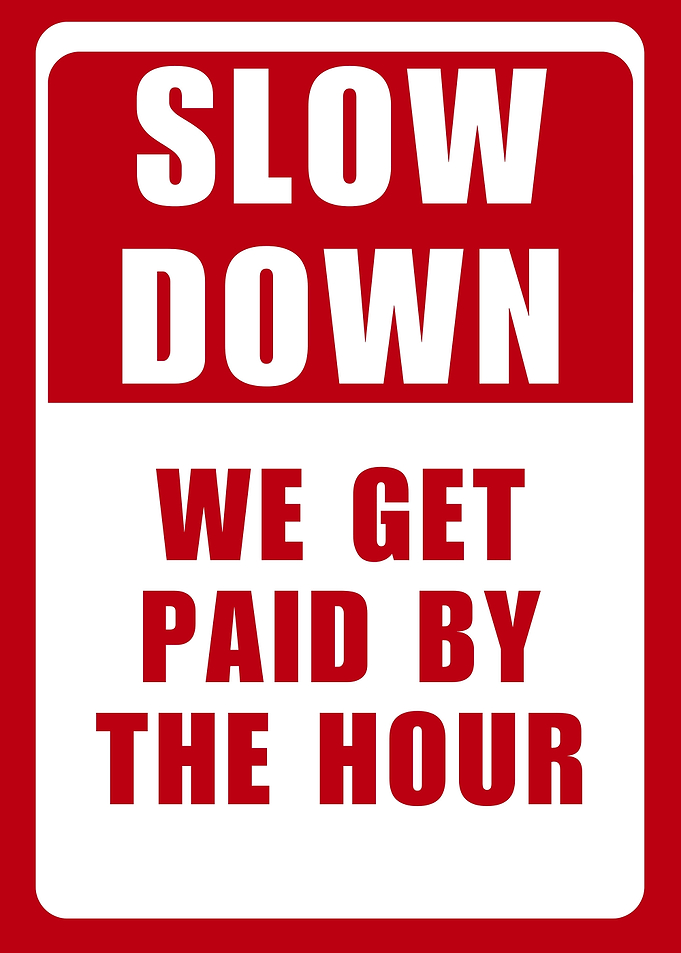 electrician slow down