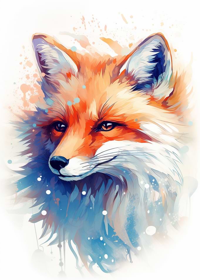 Fox Watercolor
