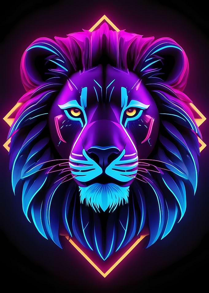 Neon Lion