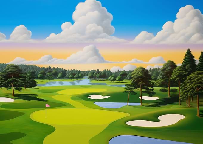 Afternoon At Golf Course