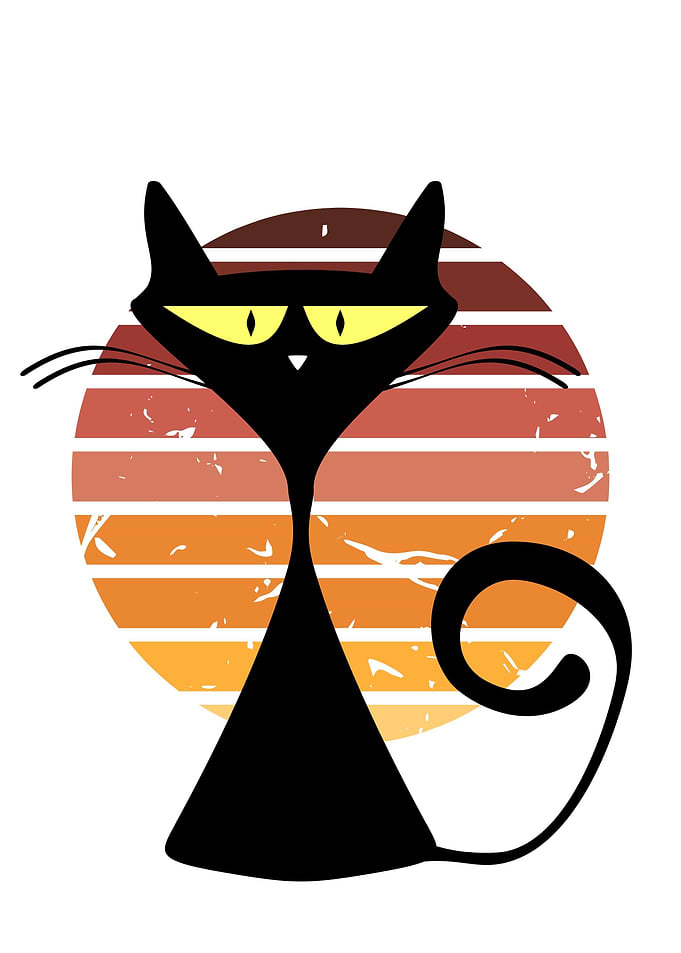 Funny Modern Cat