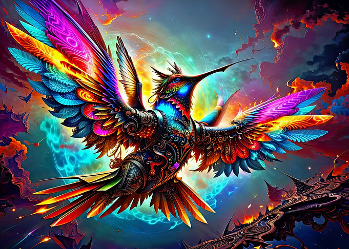 Steampunk Hummingbird