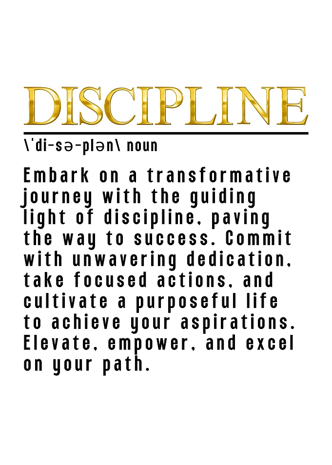 Discipline