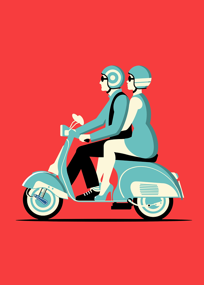 Vespa Classics Vintage Art