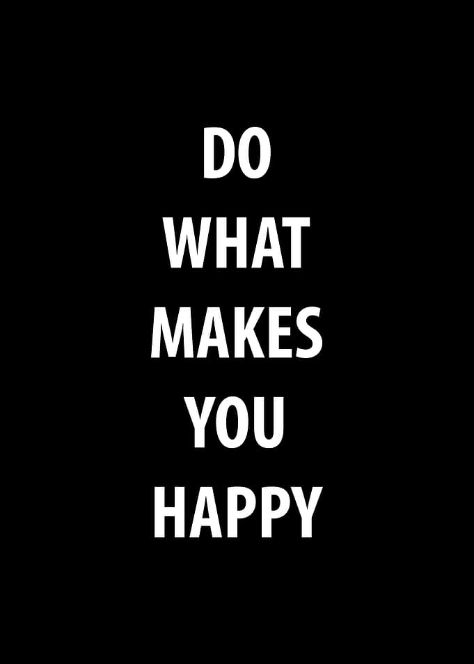 Minimal Happy Quote