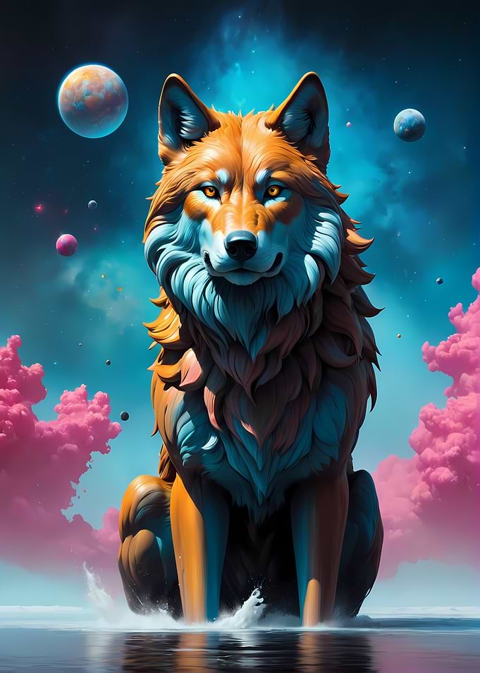 Wolf in space