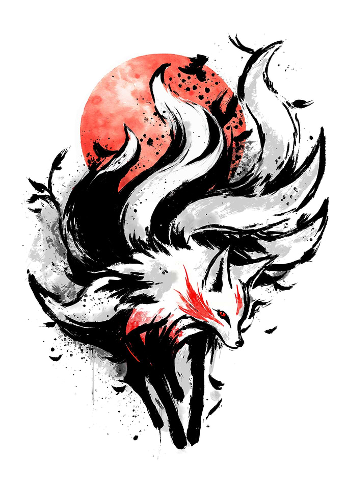 Kitsune Japanese fox
