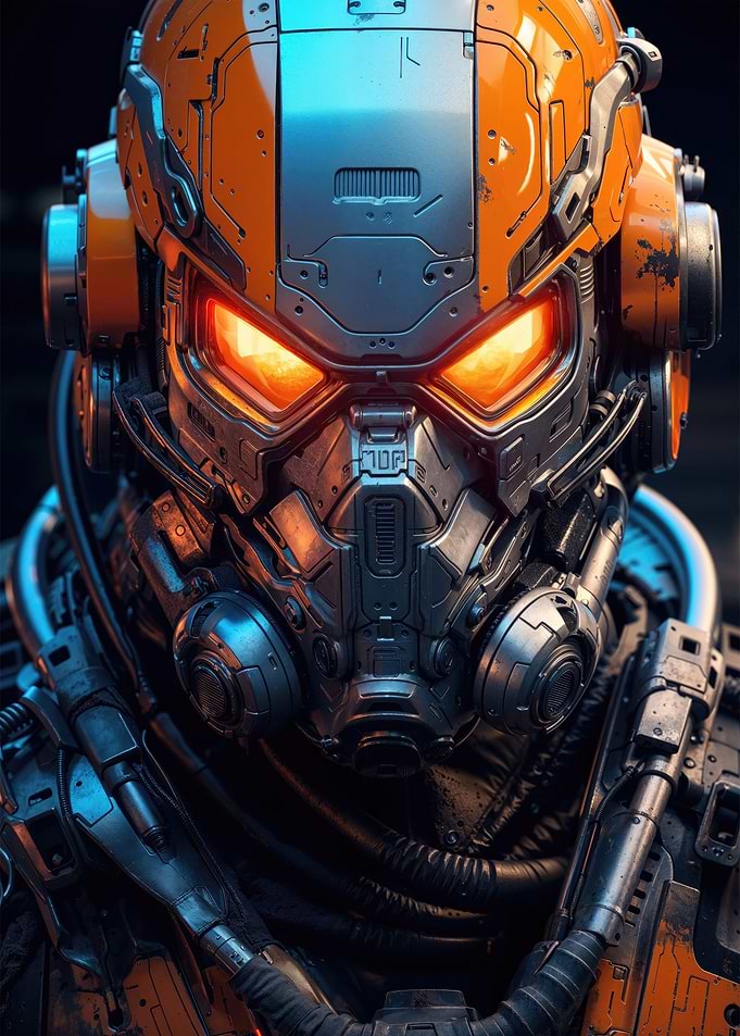 Futuristic Robot Soldier