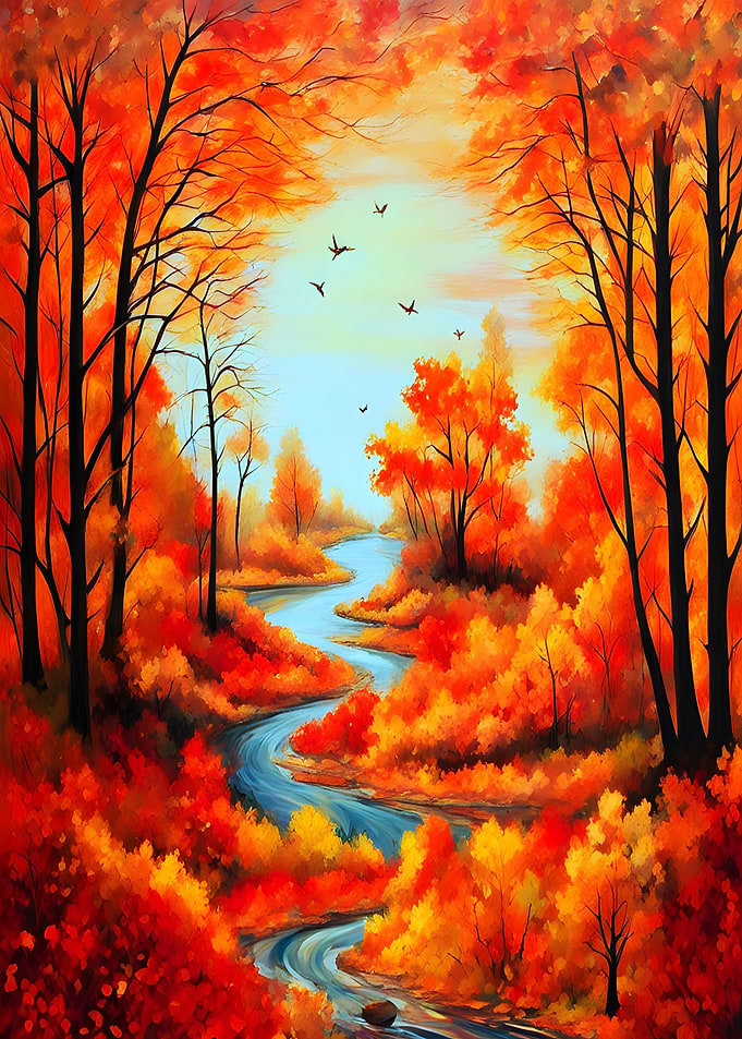 Fall River Stream Forest