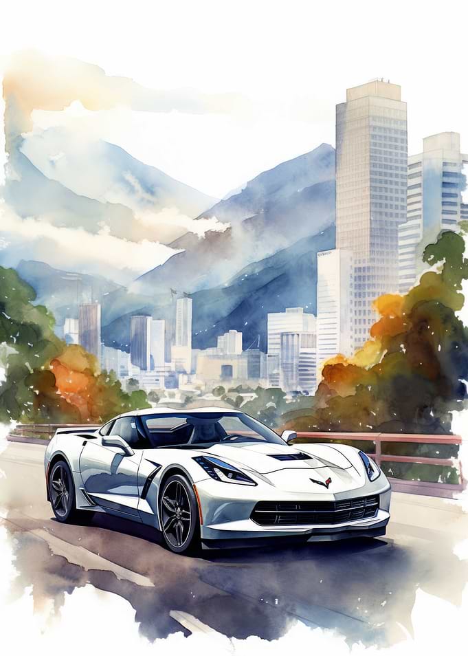 Car Watercolor