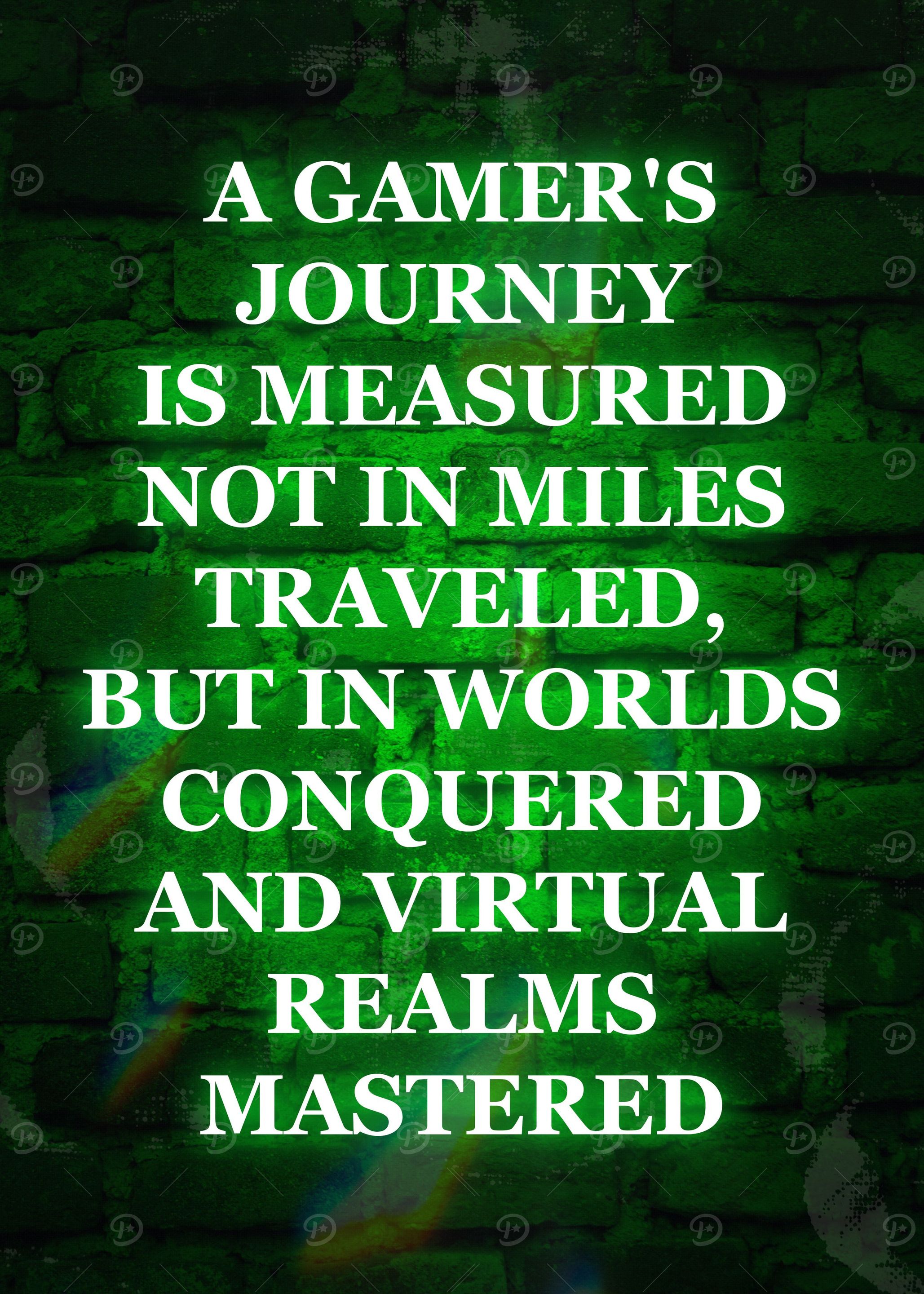 Gamers journey