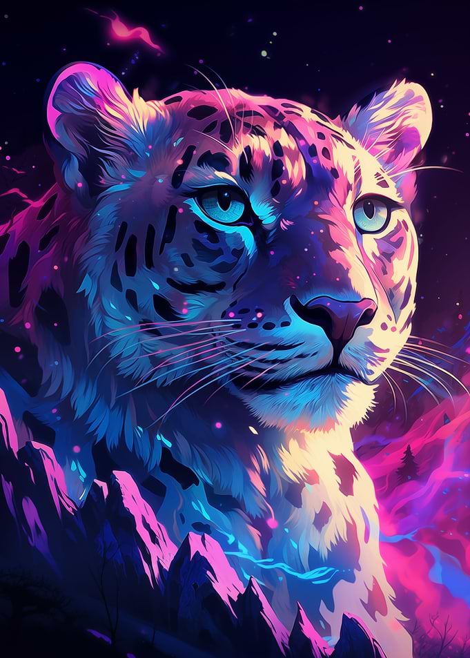 Snow Leopard Aurora