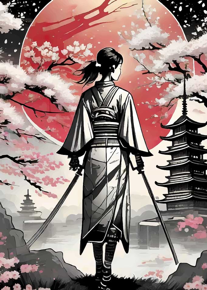 samurai sword girl