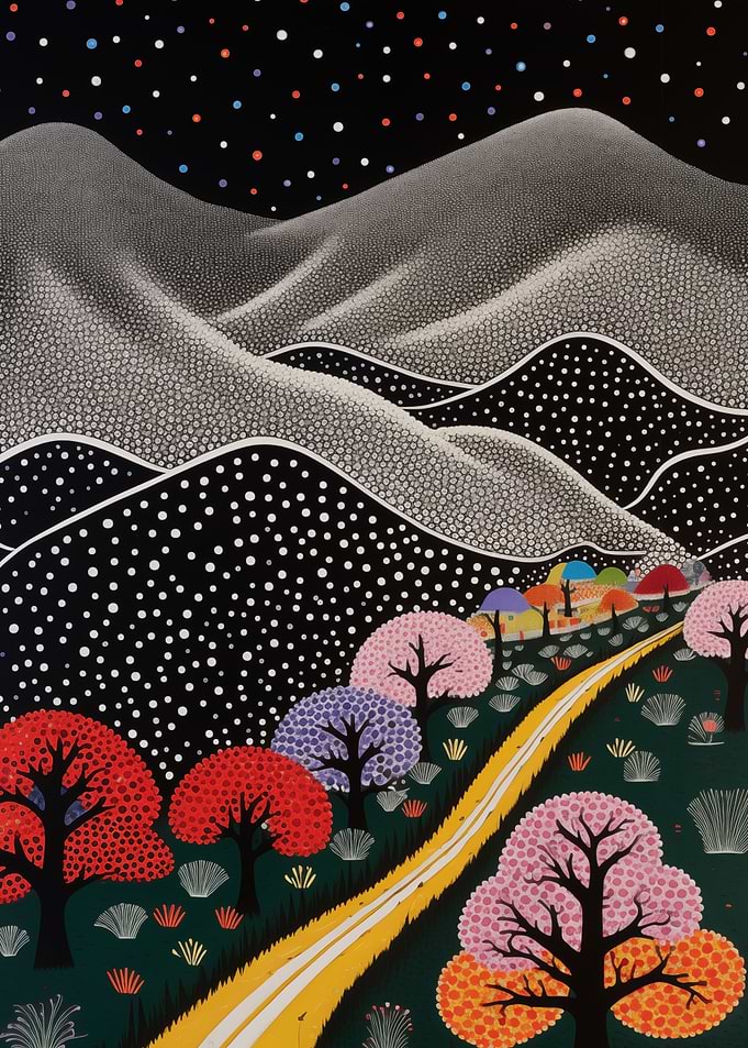 Surreal Zen Mountain Road