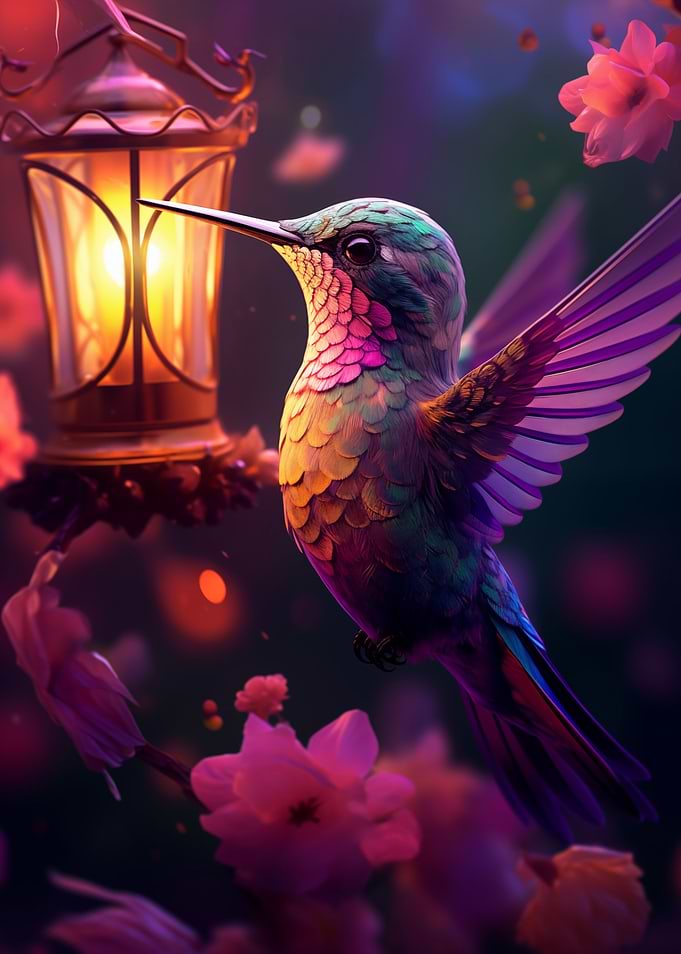 Hummingbird pink
