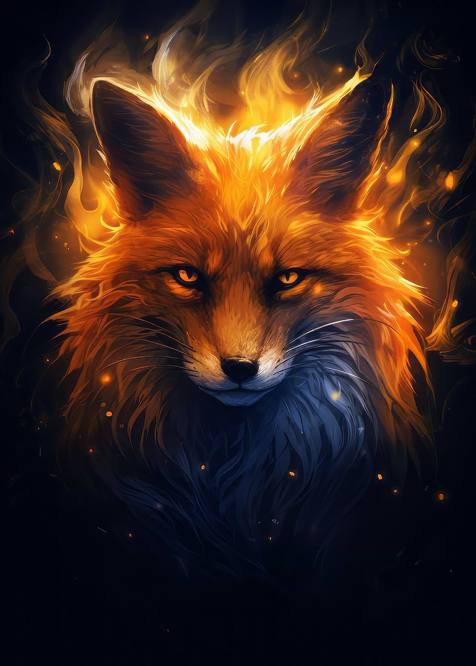 Red Fox in Forest