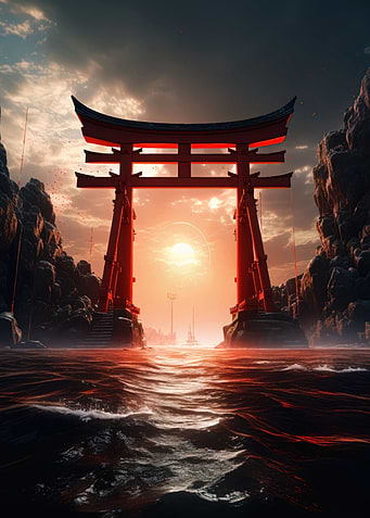 japanese torii gate
