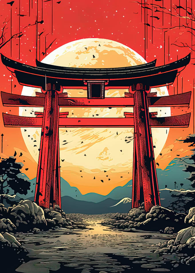 japanese torii gate