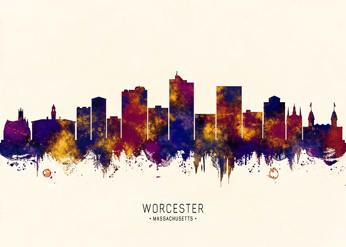 Worcester MA Skyline
