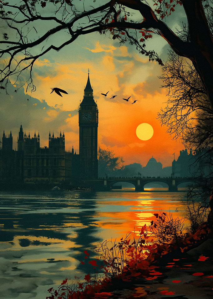Dawn in London