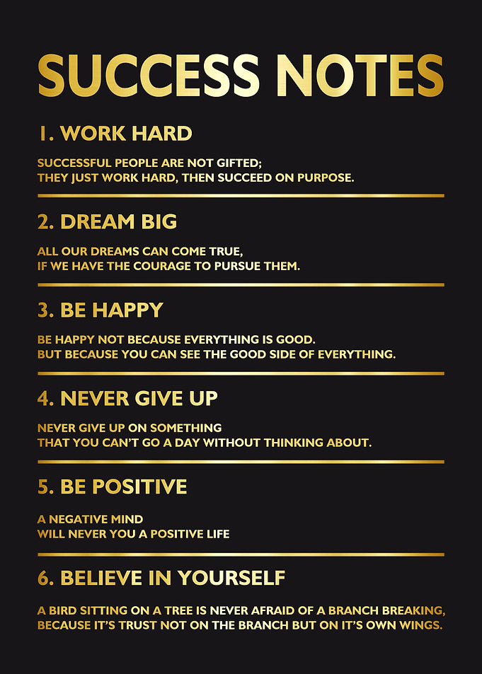 Success Notes