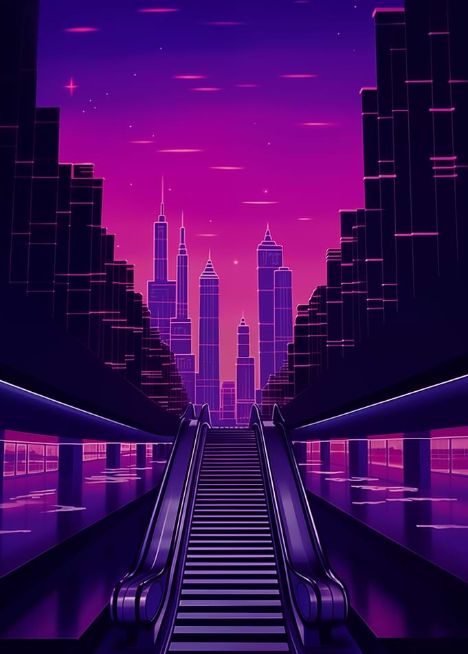 Enter Vaporwave City