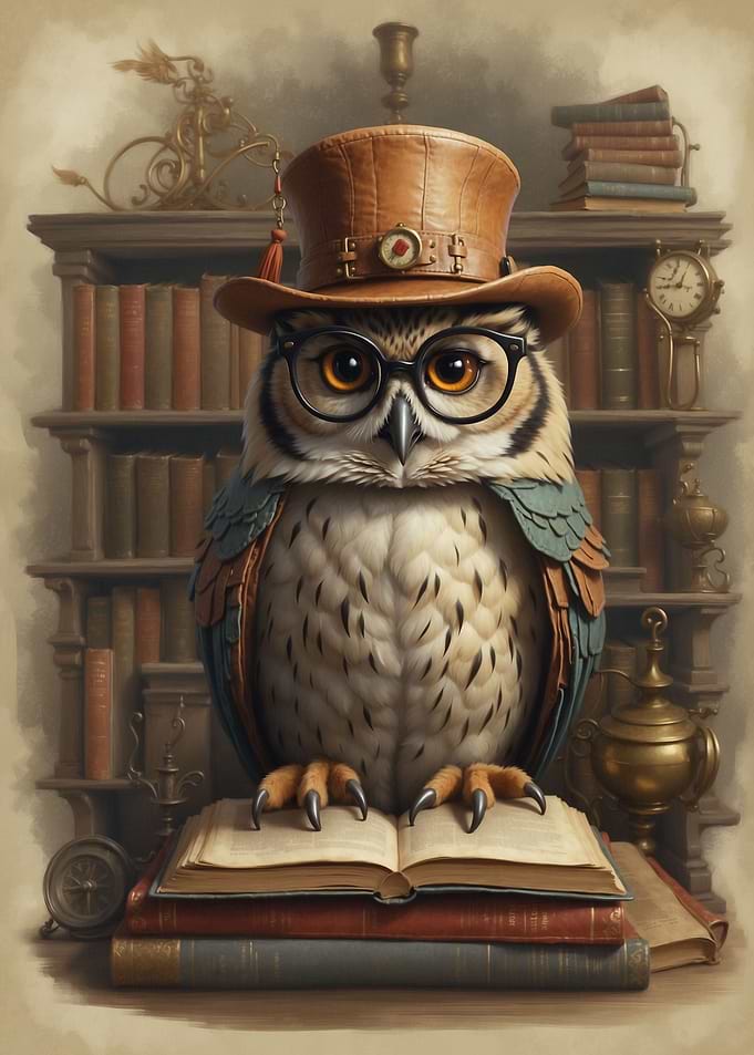 As Wise as a Steampunk Owl