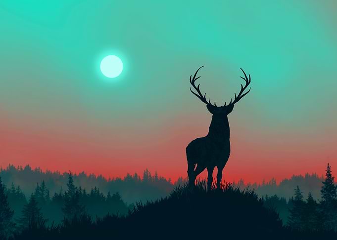 The Moon Deer