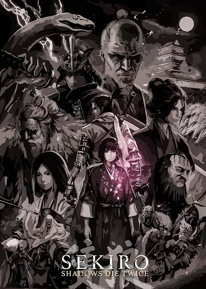 Samurai Sekiro shadow