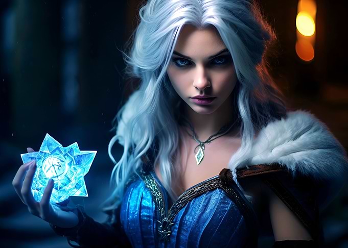 Ice Magic Witch Sorcerer