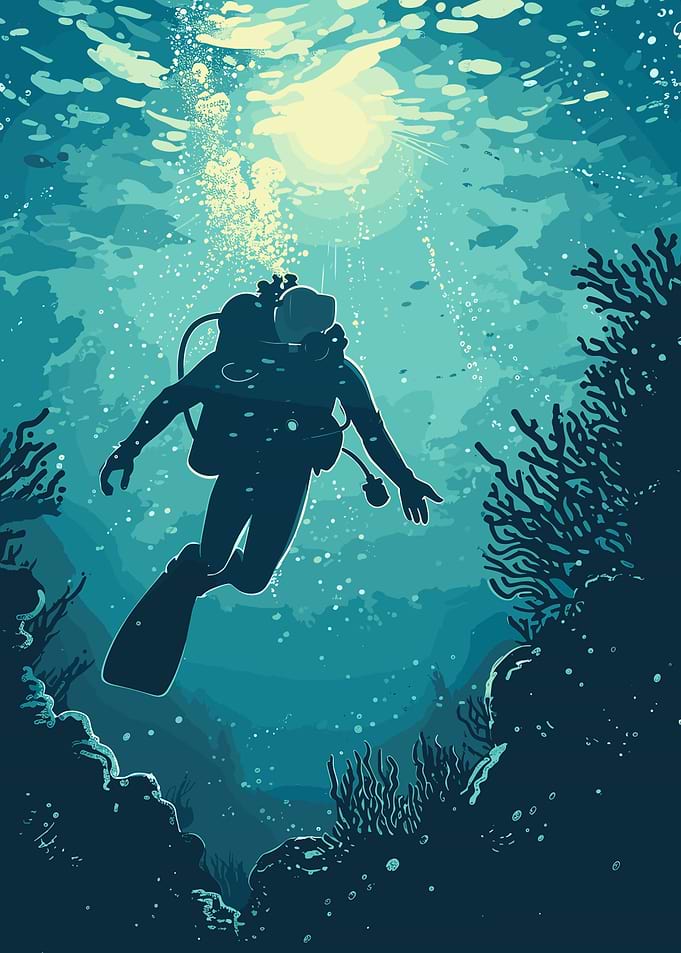 Diver Diving
