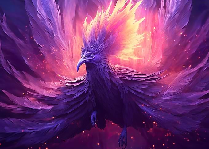 Beautiful Purple Phoenix