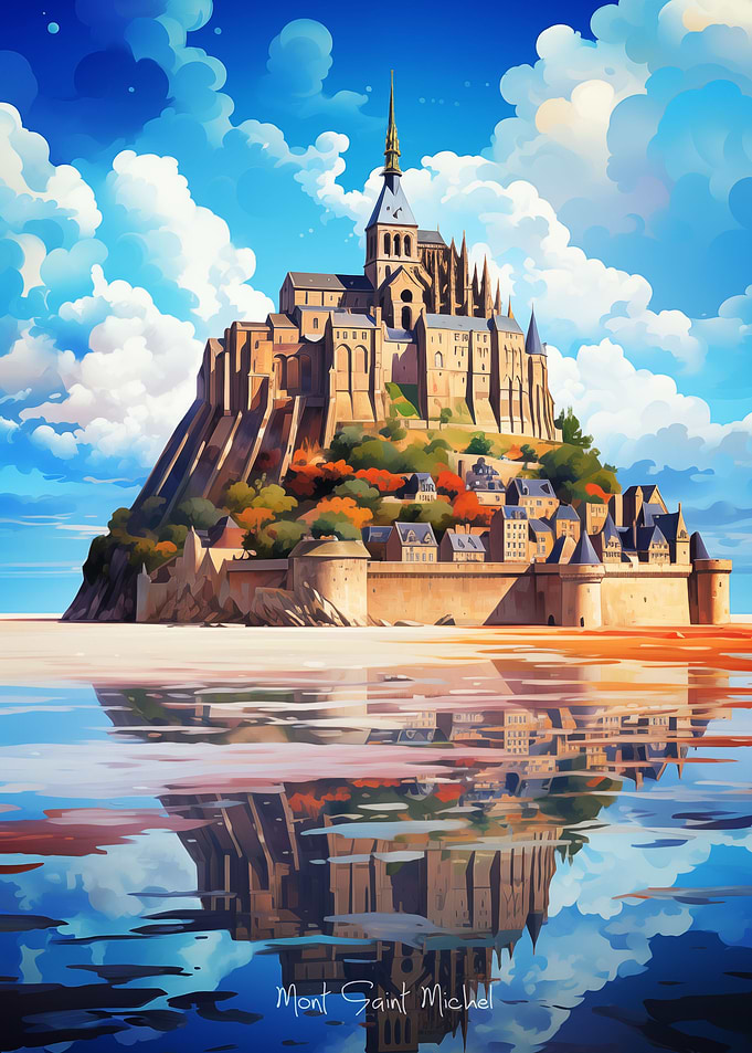 Mont Saint Michel Art