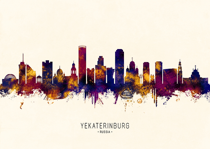 Yekaterinburg Skyline