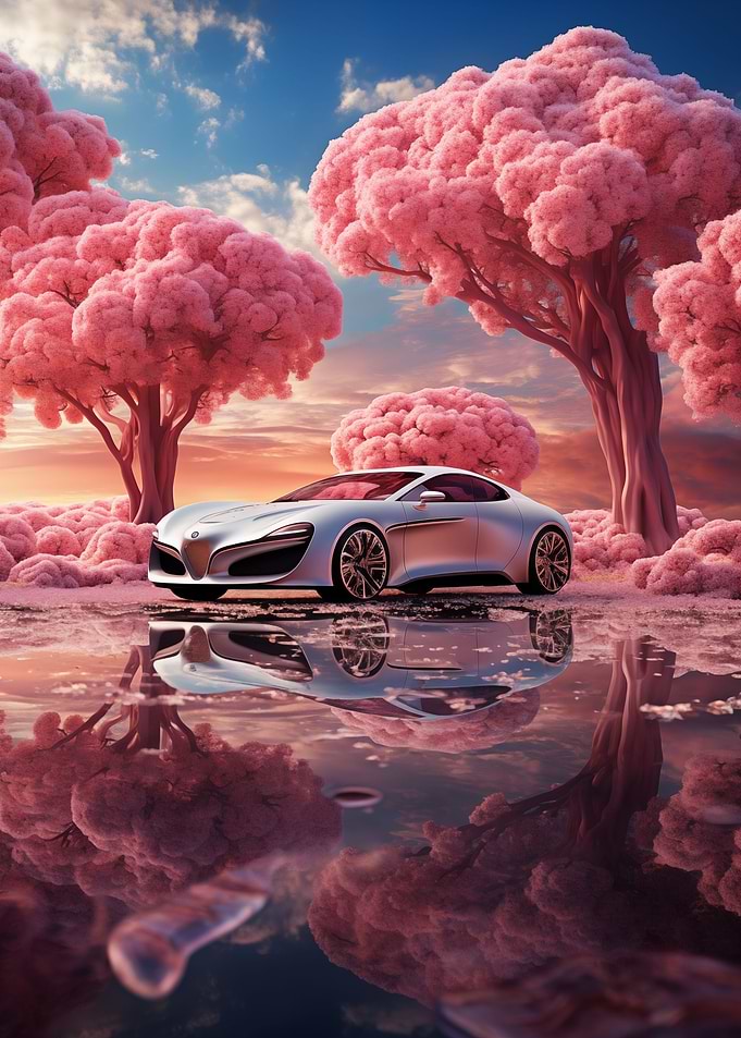 Surreal Luxury Car