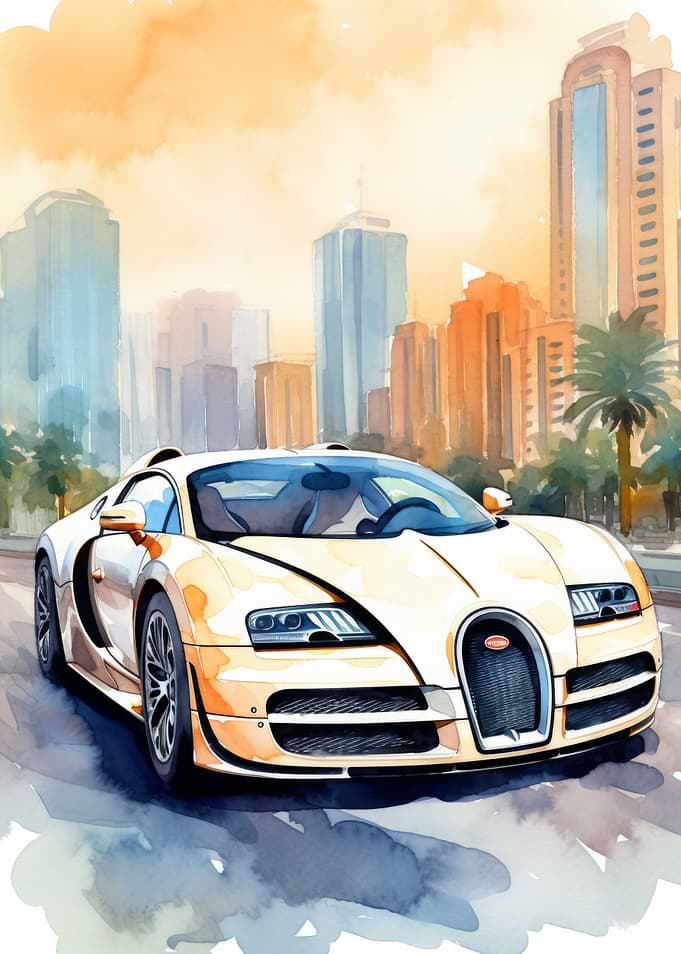 Car Watercolor