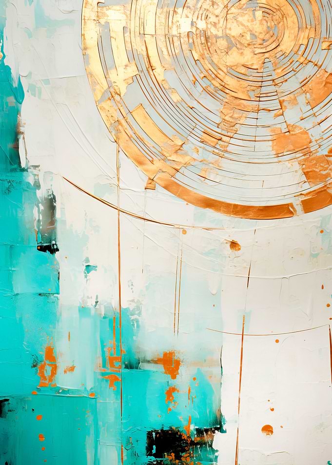 ABSTRACT ART Beautiful Day