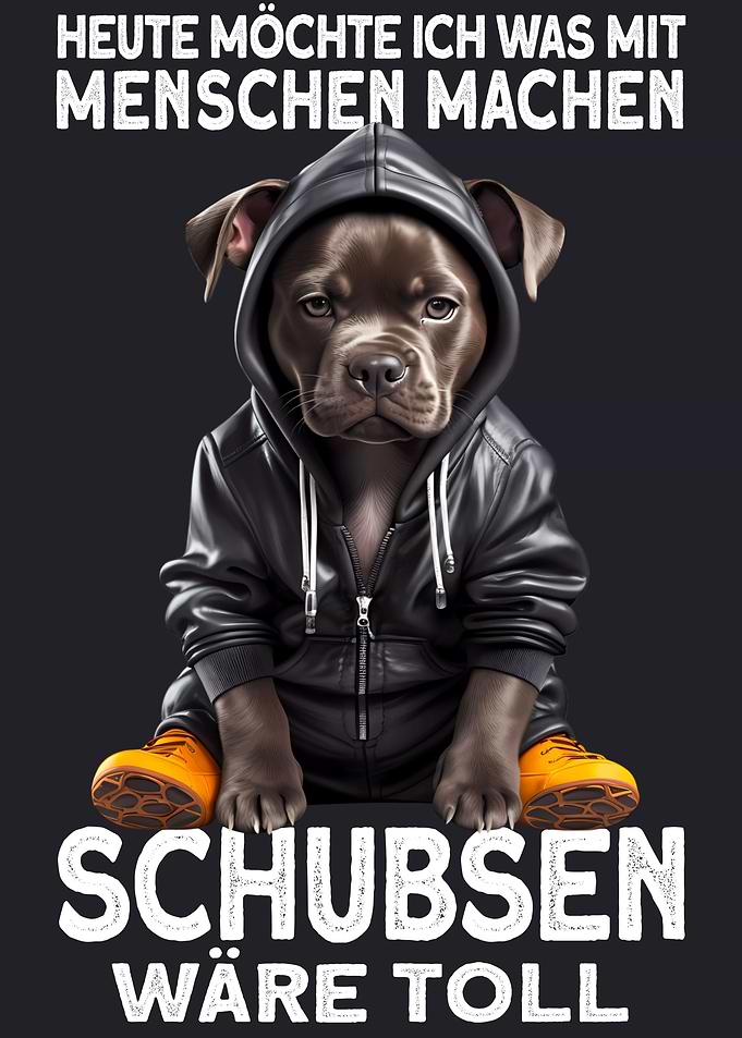 Pitbull Geschenk Montag